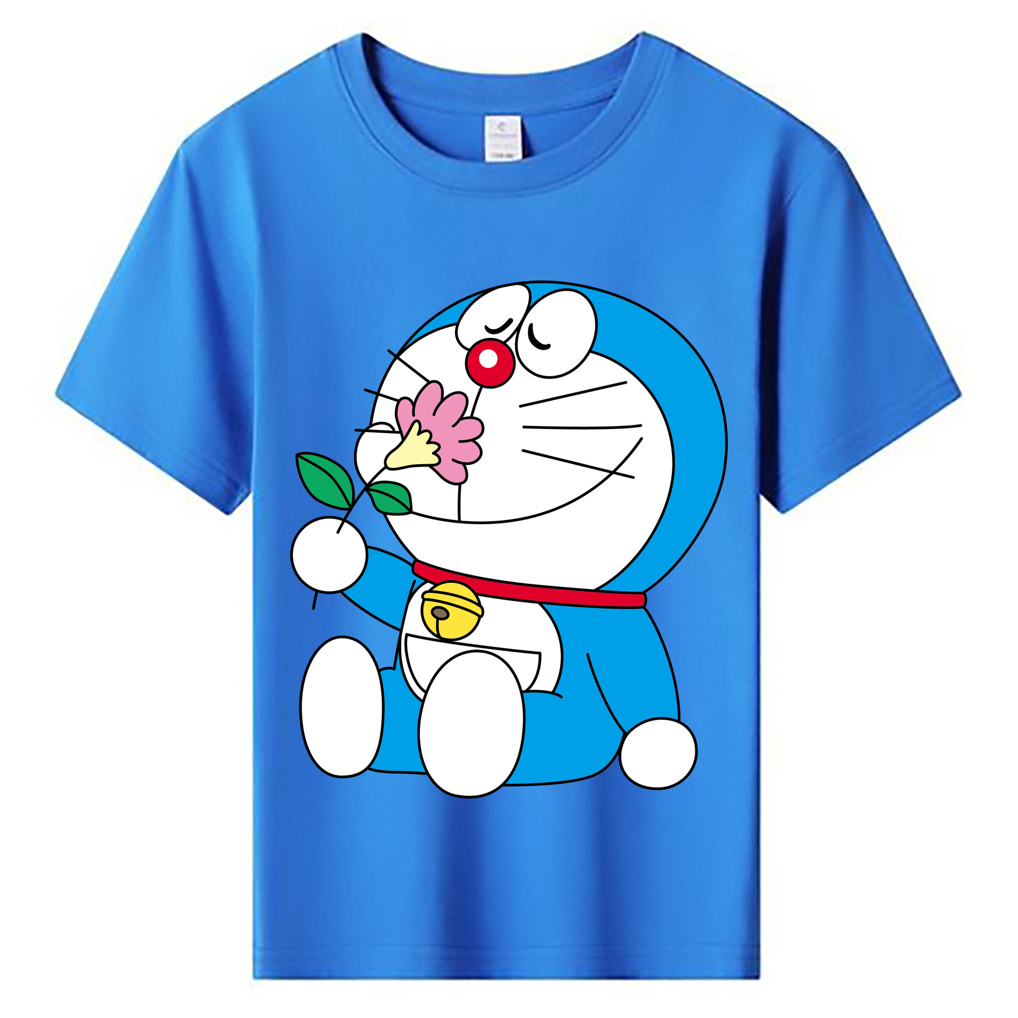 （画像用） ドラえもん Doraemon 綿100％キッズTシャツ（フロントプリント）